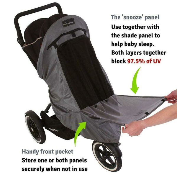 SnoozeShade Deluxe Buggy Sun Cover | Baby On The Move