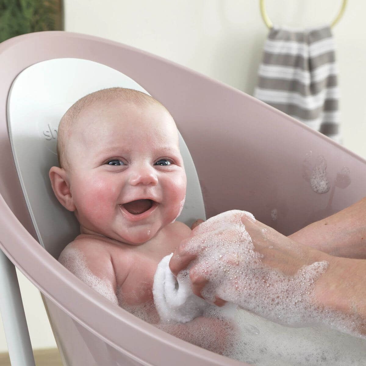 Shnuggle baby clearance bath pink