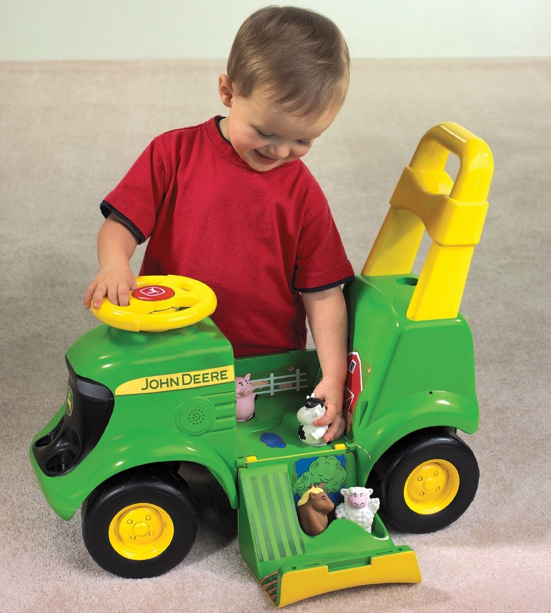 John deere sit store n scoot activity tractor