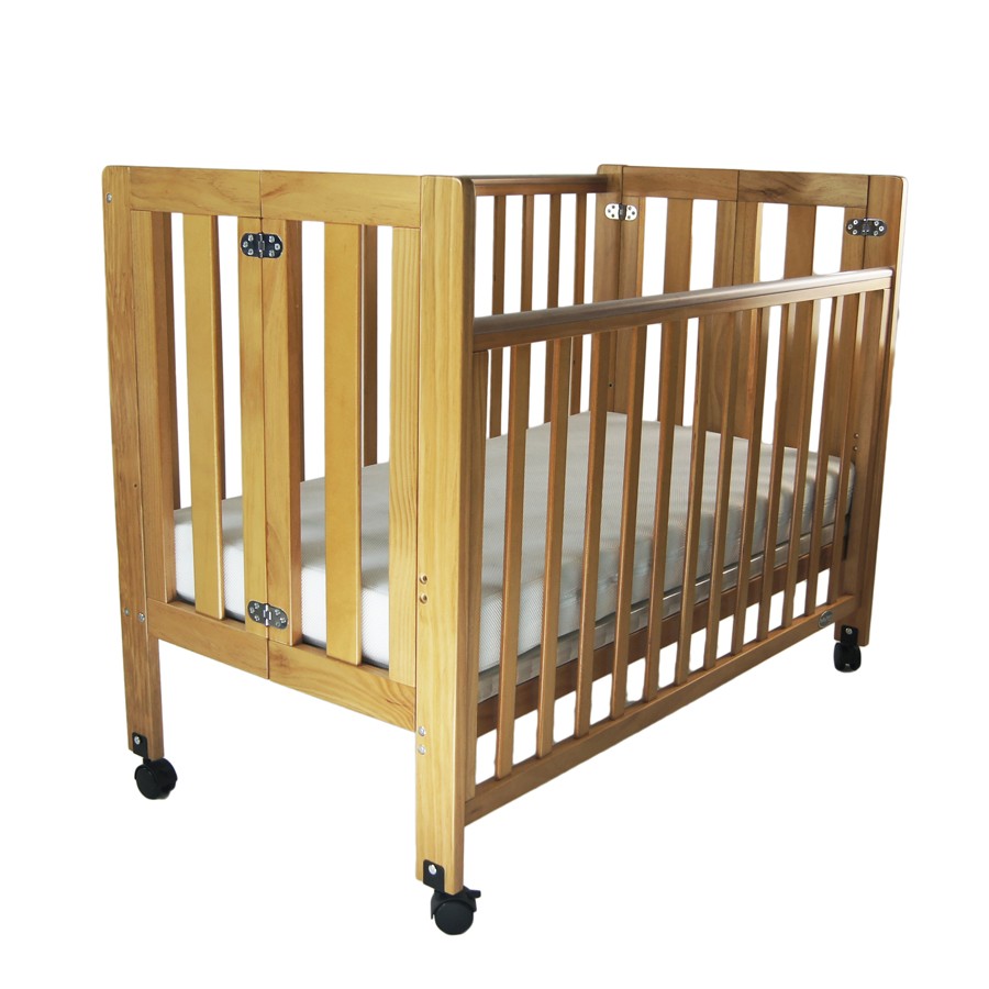 Babyhood Fold n Go Wooden Cot