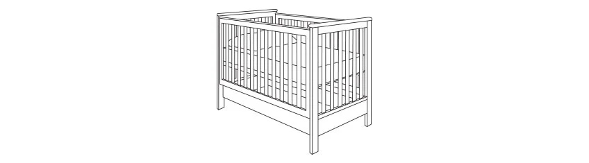 Obaby - The @Littlewoods exclusive Disney Dumbo Sketch cot bed, suitable  from birth to approximately 4 years, featuring an adjustable 3 position  base, the open slatted sides are perfect for watching over