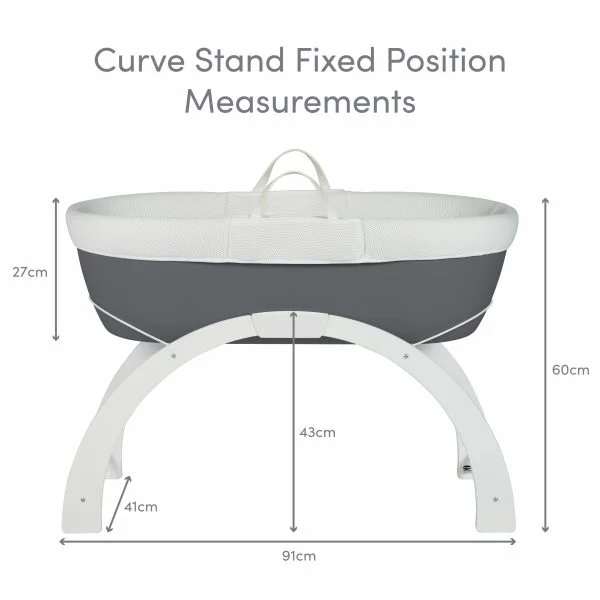 Shnuggle dreami moses 2024 basket and stand