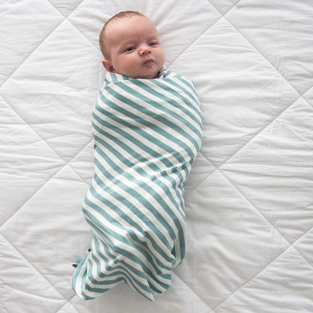 Woolbabe Merino/Cotton Swaddle Blanket | Baby On The Move