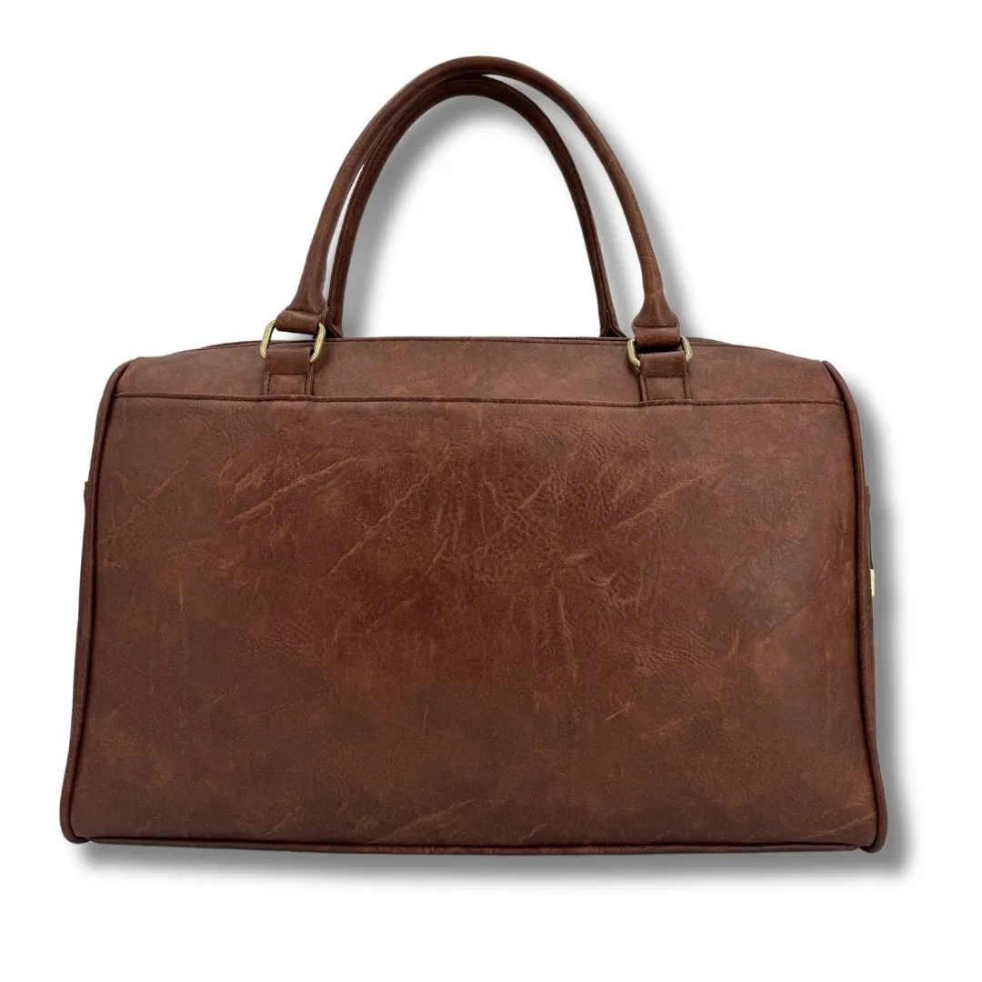 Isoki double zip satchel redwood sale