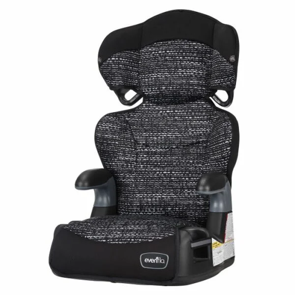 Evenflo Big Kid Booster Static Black Baby On The Move