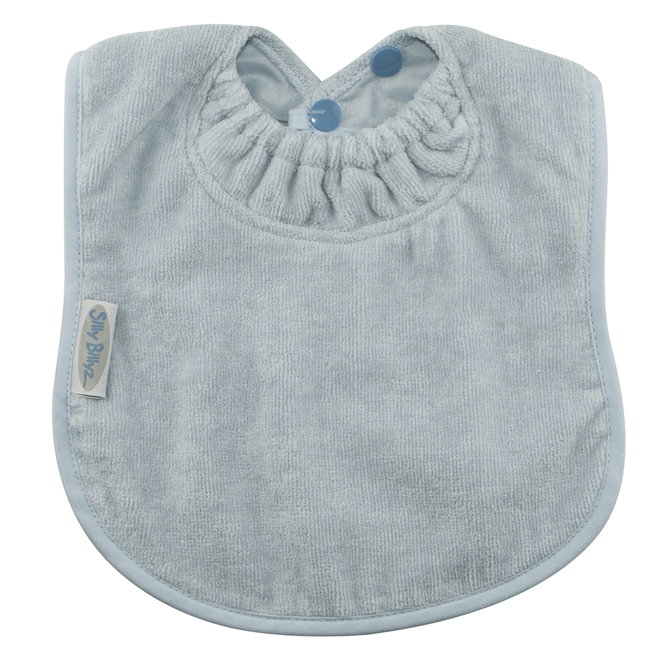 Silly Billyz Towel Plain Large Bib - Baby On The Move