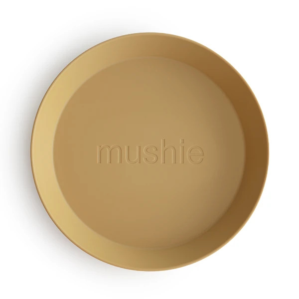 Mushie  Set 2 Piatti per Bambini, Dinner Plate Round – PIPI