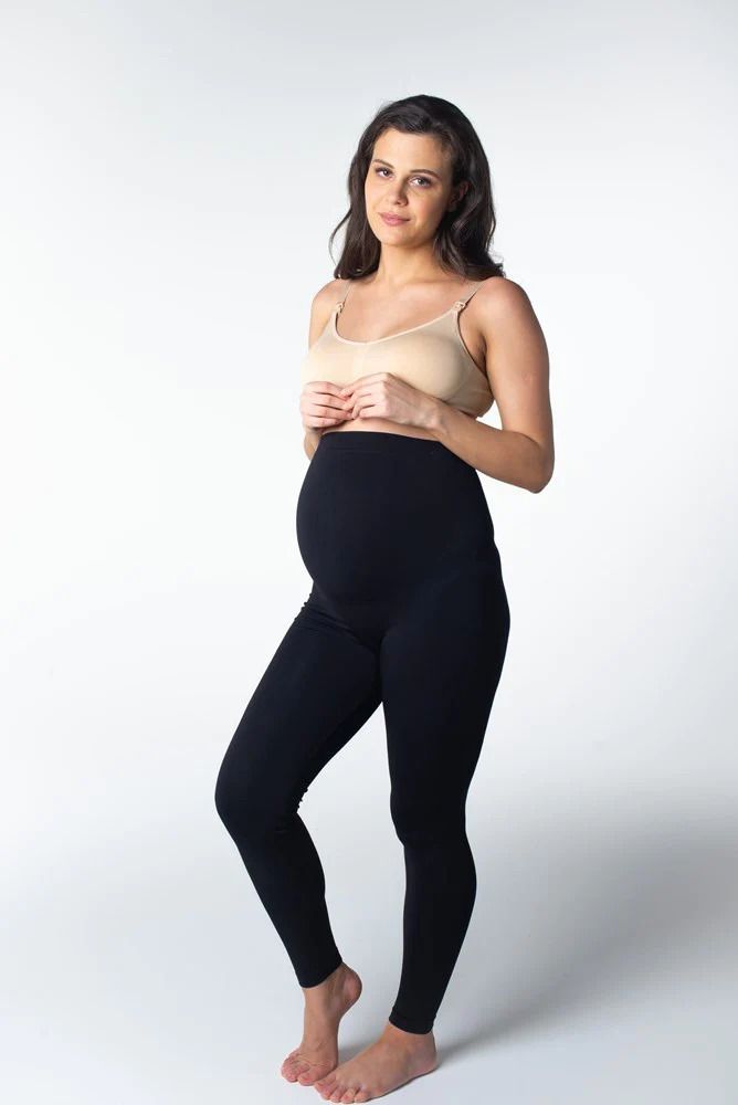 Maternity Belly Support Legging & Ribbed Bralette