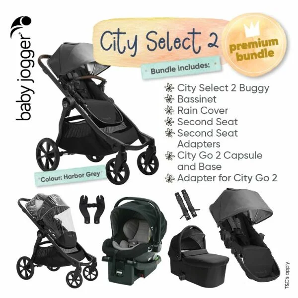 City select with hotsell bassinet and second seat