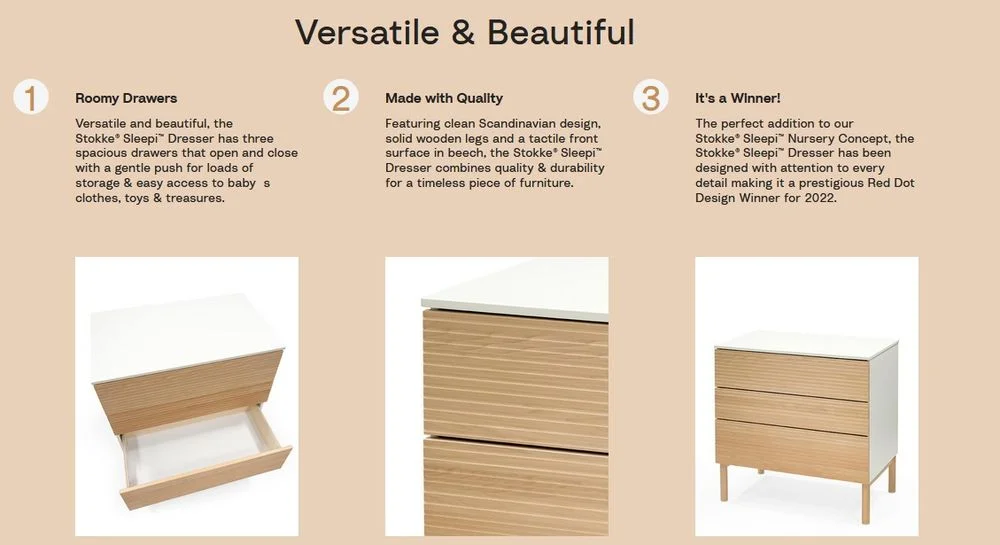 Stokke dresser outlet