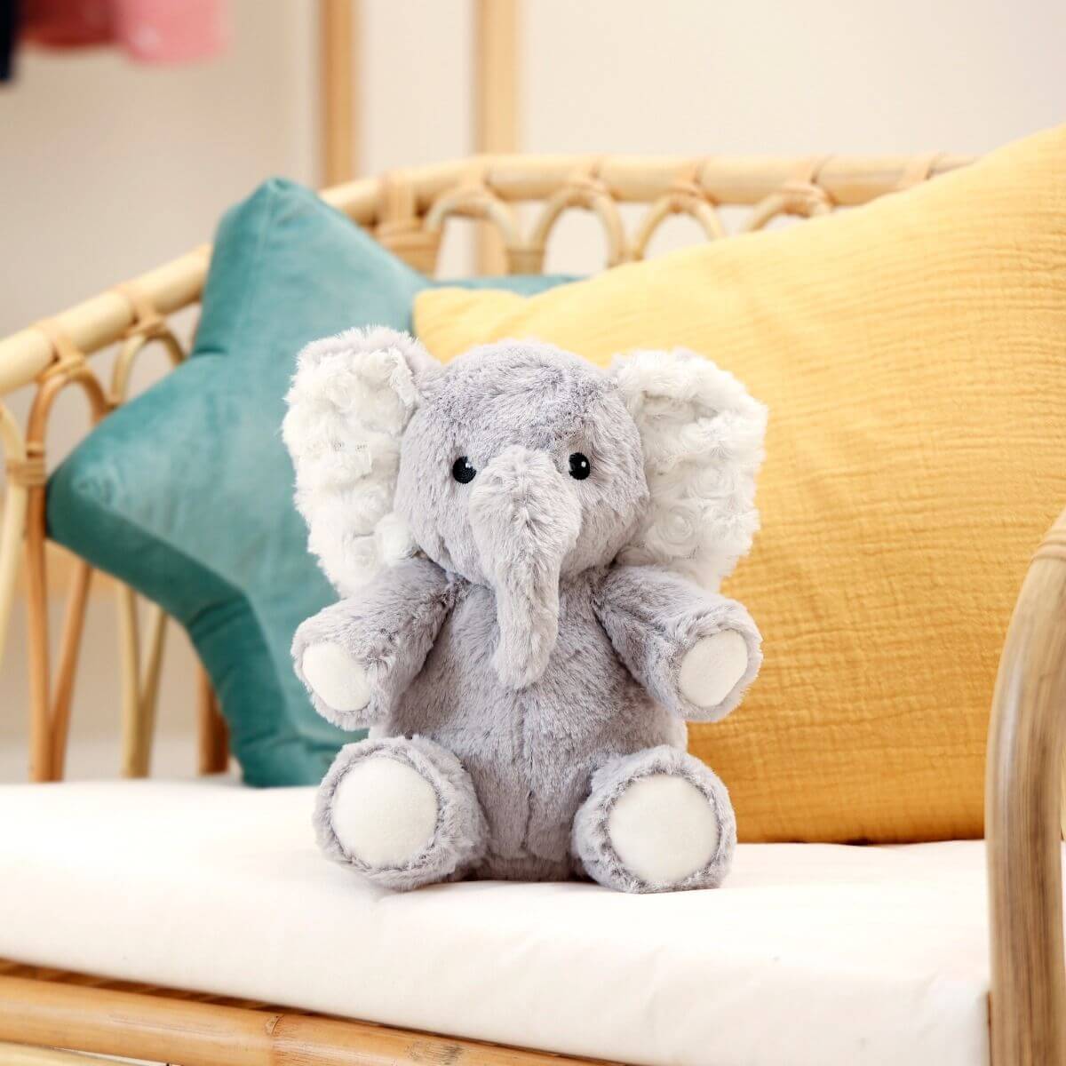 Cloud B Elliot Elephant Plush Sound Soother - On The Go - Baby On The Move